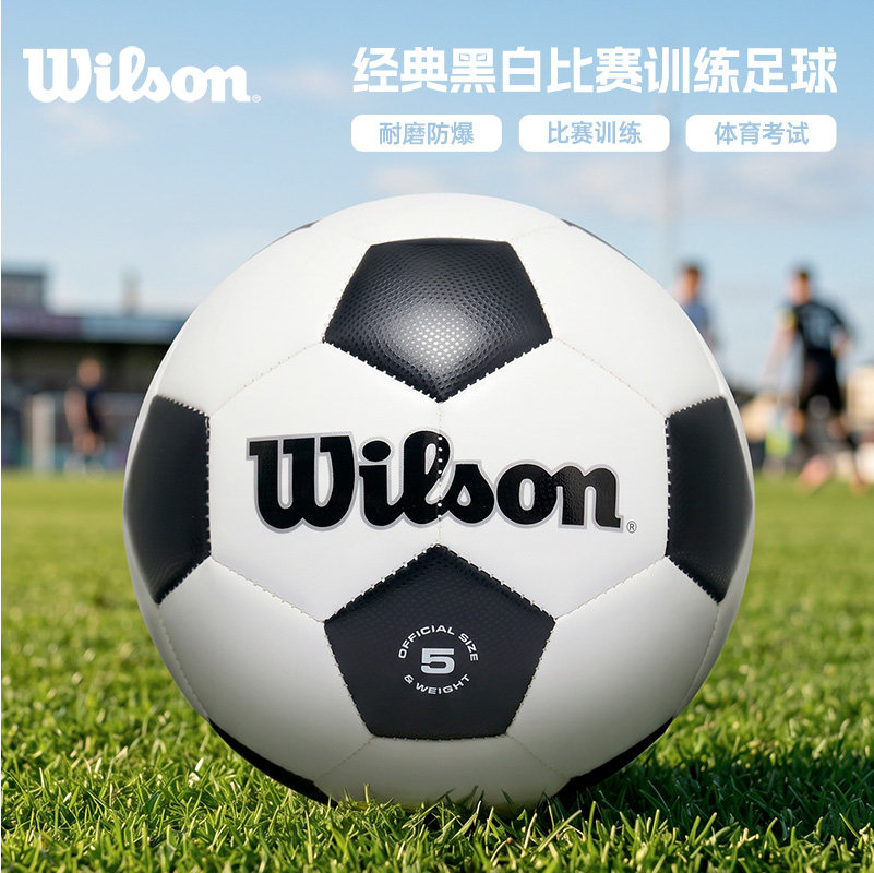 Wilson威尔胜足球学生专用球儿童室外比赛训练中考学生5号4号3号