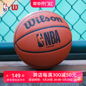 Wilson威尔胜NBA篮球7号室内外比赛训练专用学生成人外场耐磨蓝球