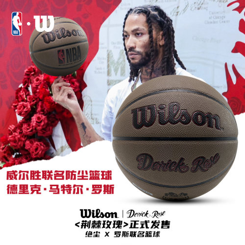 威尔胜罗斯联名篮球NBA防尘耐磨