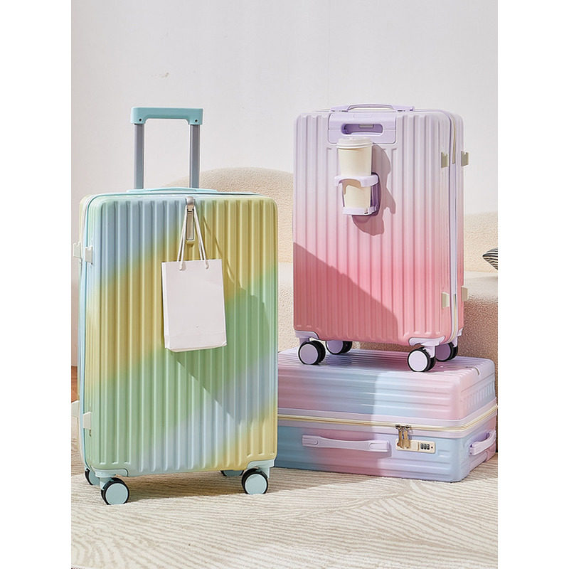 小清新渐变色男行李箱20寸女高颜值静音旅行箱学生大容量密码箱,箱包皮具/热销女包/男包,旅行箱,淘宝优惠券,粉丝福利购,淘宝优惠卷