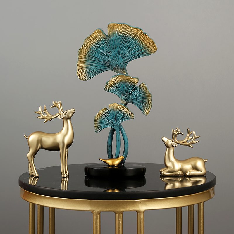 新中式玄关摆件客厅酒柜装饰品