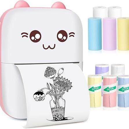 不干胶小型便携式无线热敏照片打印机口袋学生迷你错题标签打印机