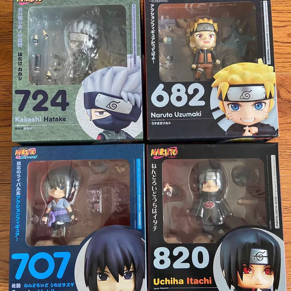 火影忍者Q版粘土人疾风传682鸣人宇智波佐助鼬卡卡西换脸手办公仔