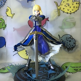 动漫Fate/stay saber 骑士王 塞巴 模型fate国产saber手办吾王