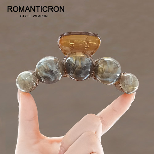 鲨鱼发夹亚克力日韩高级感发夹