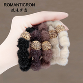 头绳发圈女扎马尾高弹力耐用2024网红爆款 高级感洋气时尚 橡皮筋