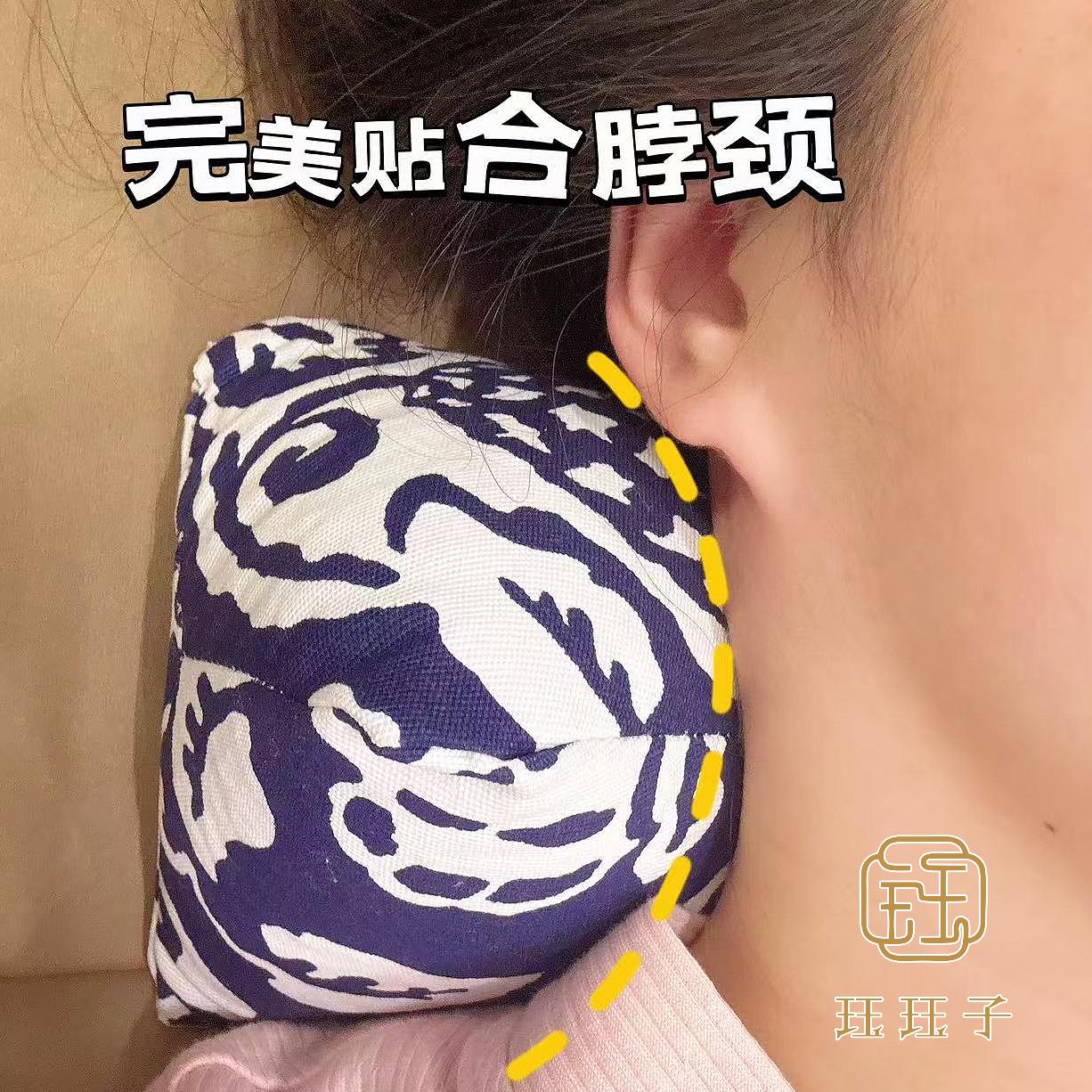 缓解疲劳老粗布天然荞麦壳颈椎枕