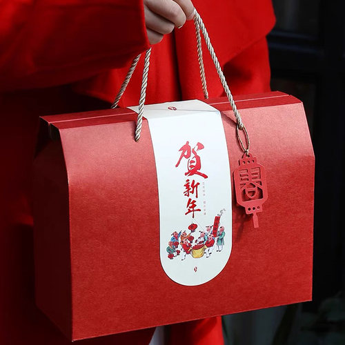 中式复古春节特产包装盒礼盒批发