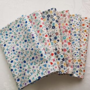 厂家直销全棉斜纹唯美碎花布料床品服装 台布窗帘宝宝棉衣面料