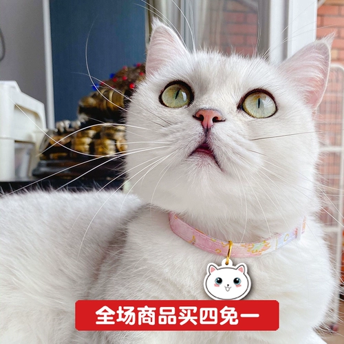 Милый регулируемый колокольчик, чокер, разноцветное рождественское ожерелье, домашний питомец, цветочный принт, кот