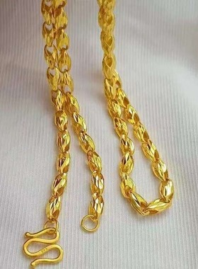 链子项链男士空心瓜子链女款饰品