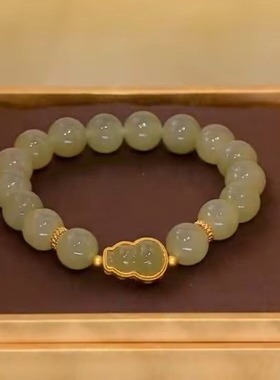 福禄手链葫芦手串轻奢复古优雅女生饰品礼物