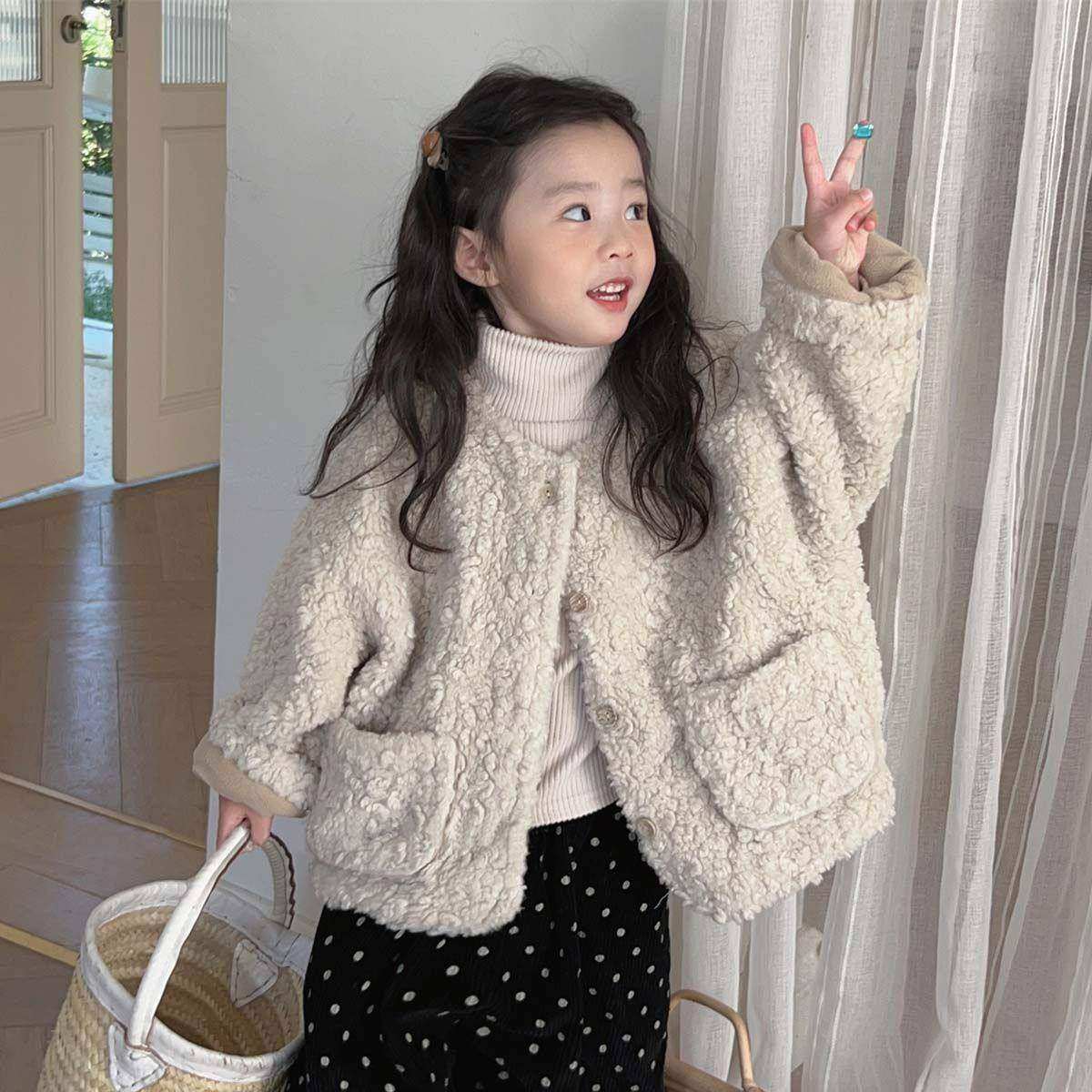 韩国童装儿童加绒加厚外套冬季女童一体绒双面绒衣服男童保暖棉服,童装/婴儿装/亲子装,棉袄/棉服,淘宝优惠券,粉丝福利购,淘宝优惠卷