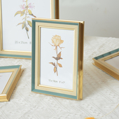 美式 小相框摆台复古相架定制画框挂墙6 8寸儿童照全家福洗照片