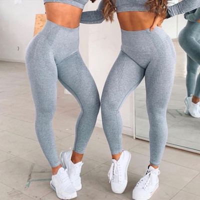 Rooftrellen 10%Spandex Seamless Leggings Women Fitness Leggi