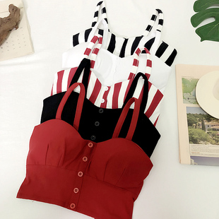Women Top Crop 2021 Halter Camisole Camis gkfnmt