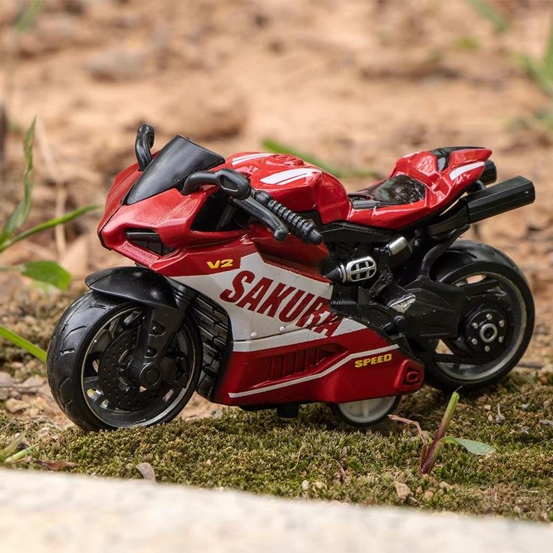 迷你仿真合金回力摩托杜卡迪车减震炫酷模型儿童玩具生日六一礼物,玩具/童车/益智/积木/模型,惯性/回力/滑行玩具,淘宝优惠券,粉丝福利购,淘宝优惠卷