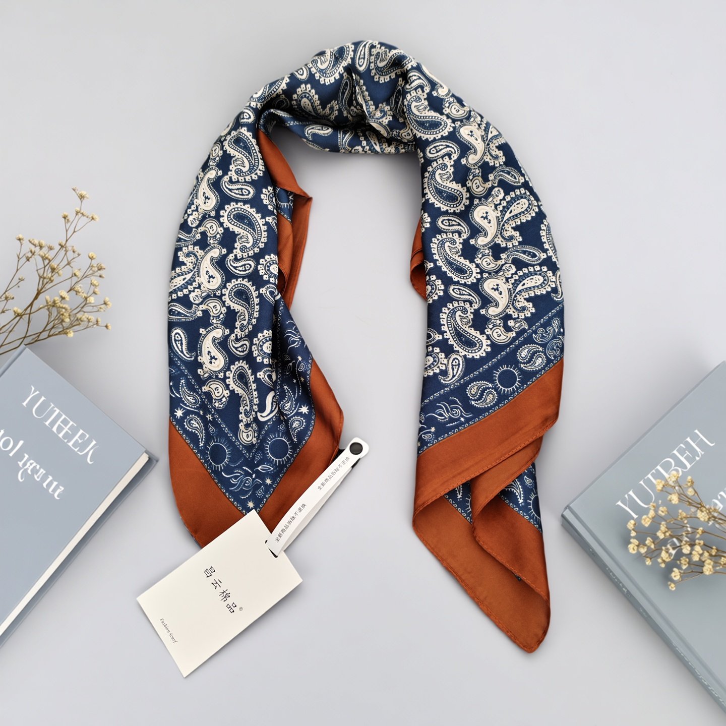 简约气质小方巾新款韩国ins丝巾搭配衬衫外套职业小领巾时尚围巾