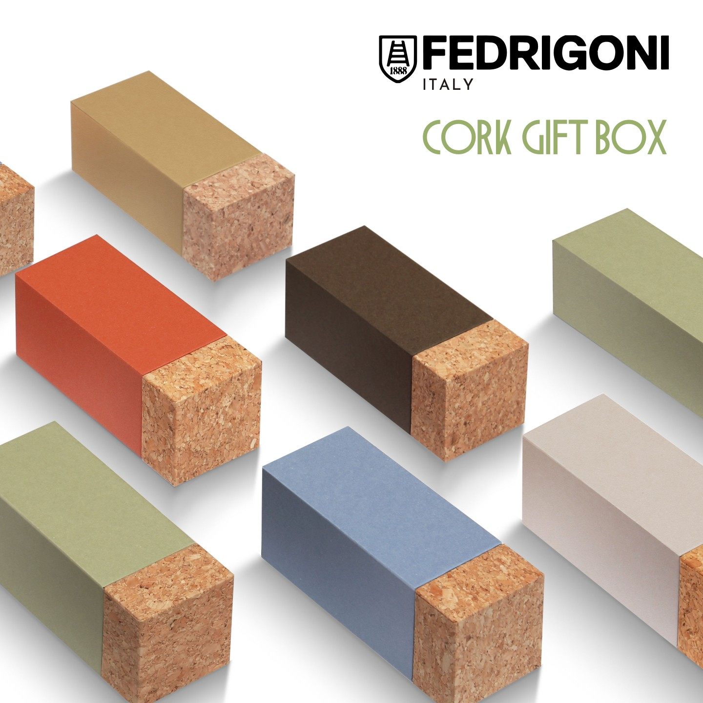 环保软木礼盒-意大利纸抽屉盒礼品手工艺品定制木质包装【T01】