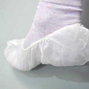 一次性袜套护脚无纺布透气厚室内早教汗蒸游乐场脚套按摩护脚脚套