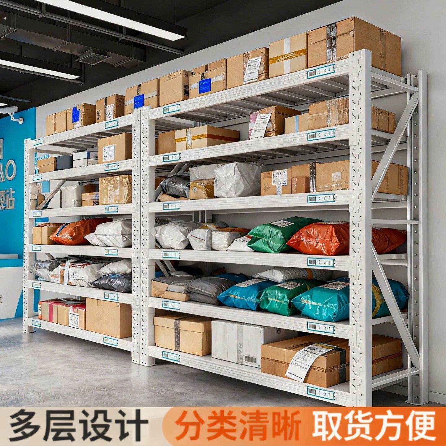 机油货架多层置物架商用架超市储物架快递架展示柜收纳架超强承重
