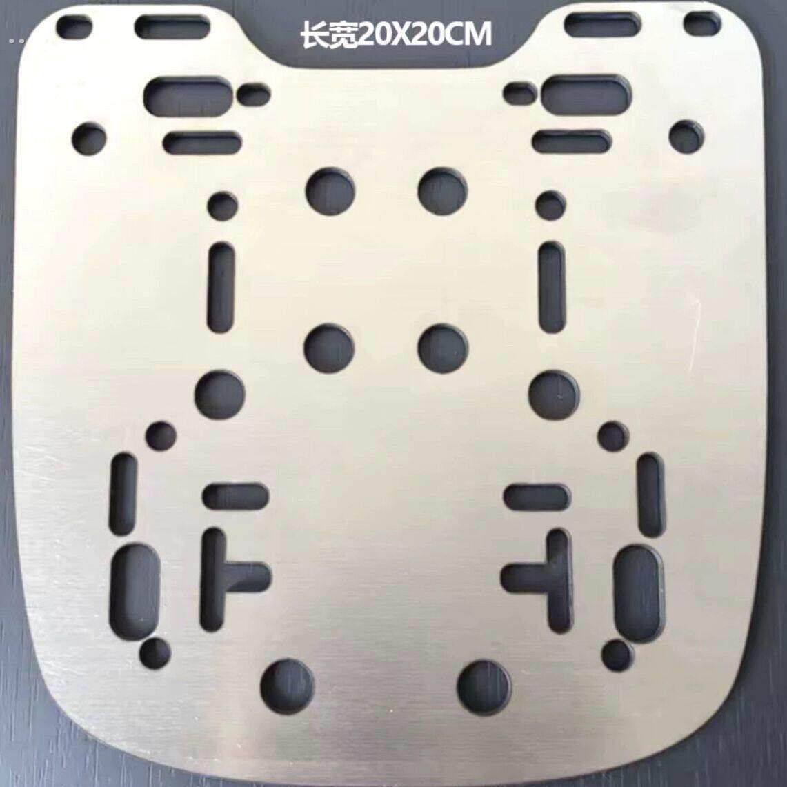 德国工艺电动车尾箱改装通用配件不锈钢支架垫板摩托车后备箱安装