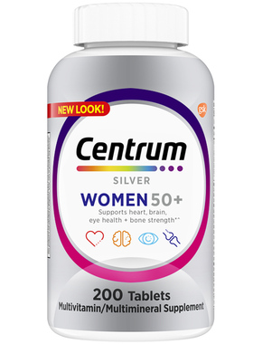 善存海外银片多维复合维生素50+岁女士银片200粒/瓶