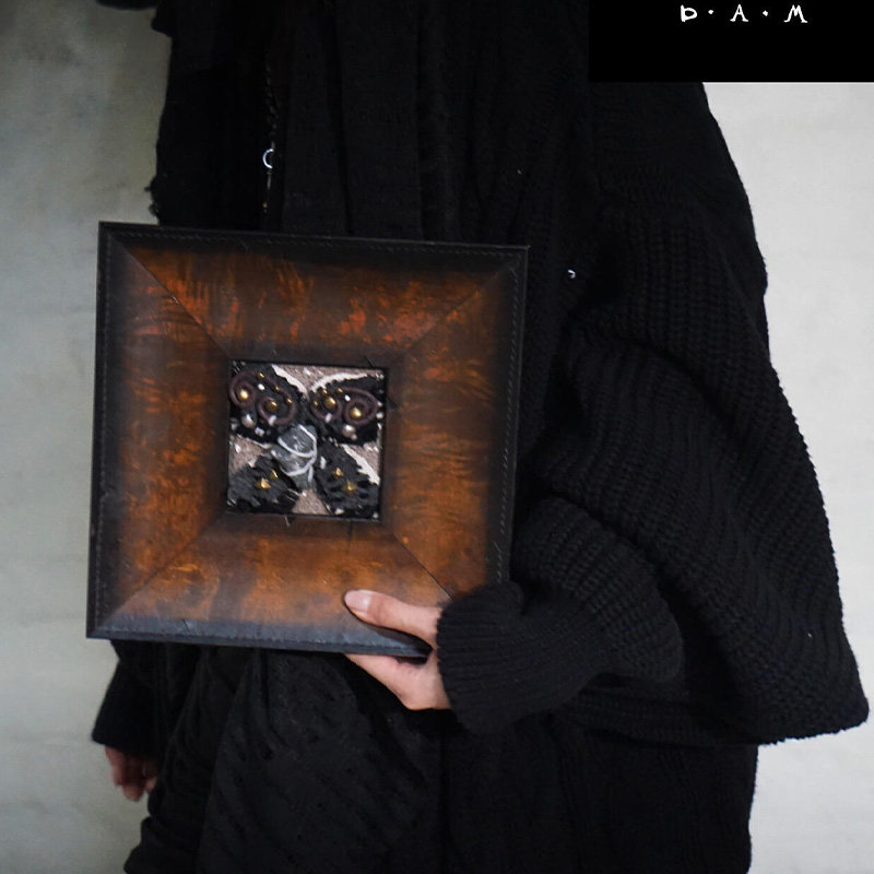 暗黑风机械蝴蝶复古棕色客厅装饰画摆件小众朋克餐厅玄关挂画墙画