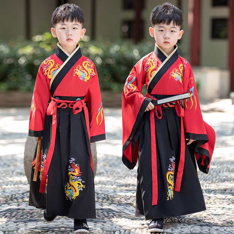 运费险!男童大袖演出表演服