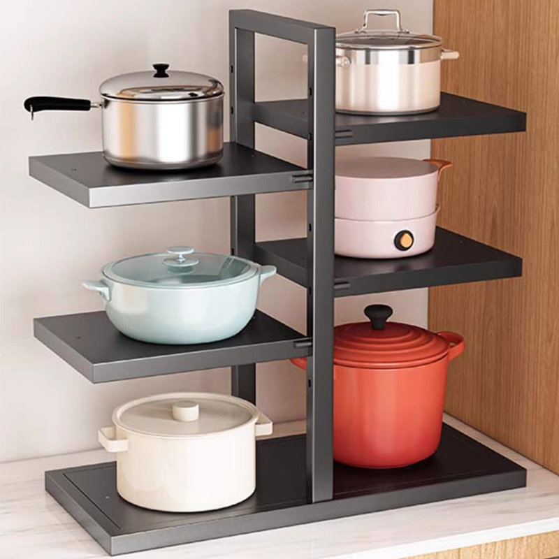 厨房置物架家用多功能锅具收纳架多层橱柜水槽分层放锅架落地台面,厨房/烹饪用具,厨房置物架/置物柜/角架,淘宝优惠券,粉丝福利购,淘宝优惠卷