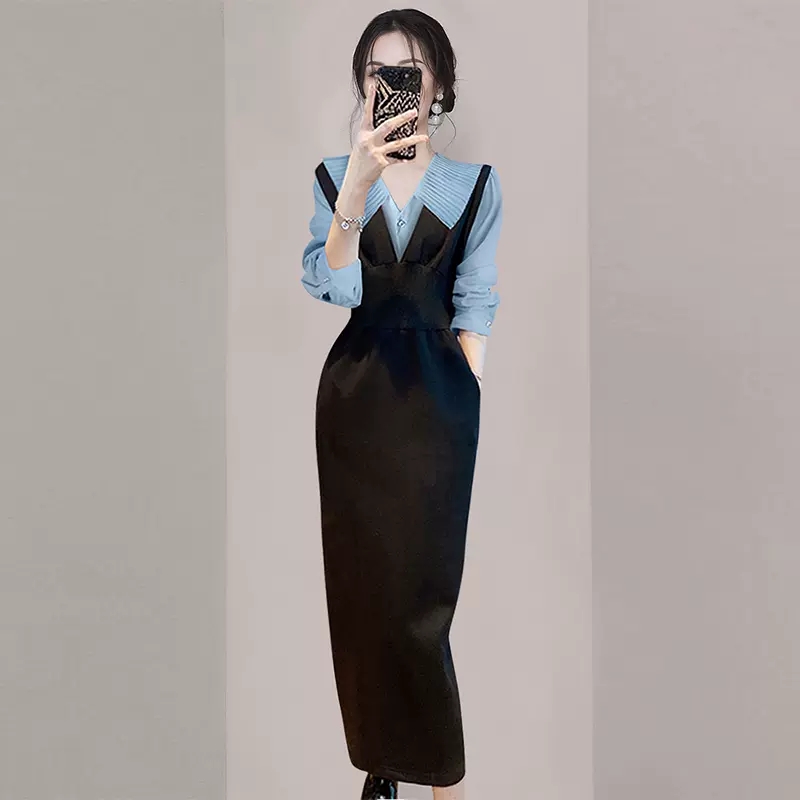 赫本风时尚洋气显瘦套装裙女2025春装新款女装气质名媛减龄两件套