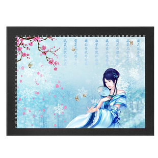 A4 A3 拷贝台LED临摹台透光绘画画板动漫画工具箱发光透写国画水彩工笔书法制图桌美术生拓图神器专业级汉绘