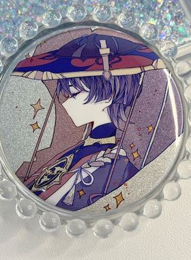 【幕醒森林】原神国崩散兵吧唧徽章钥匙扣挂件明信片立牌流麻色纸