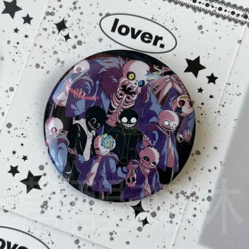 【幕醒森林】传说之下undertale周边 sans吧唧立牌徽章挂件钥匙扣