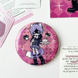 【幕醒森林】无机杀手Uzi周边 吧唧徽章钥匙扣挂件明信片画师授权