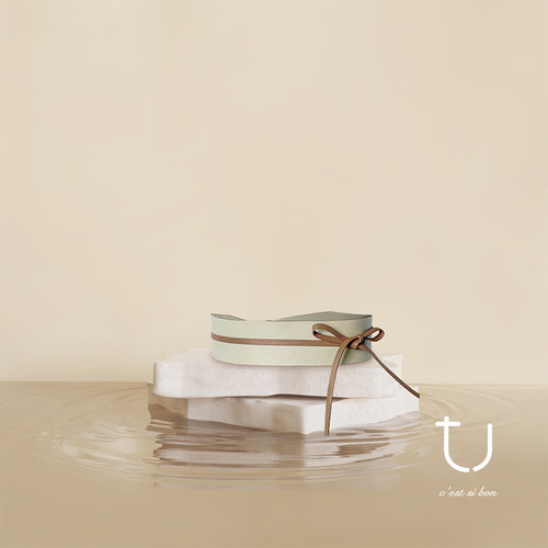 女士西班牙小羊皮宽腰带2022新品