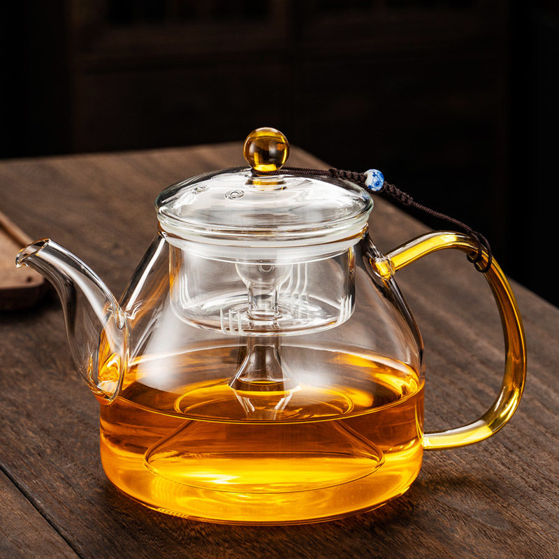 玻璃煮茶壶单壶黑晶炉专用大容量养生壶家用烧水泡茶全玻璃蒸茶壶