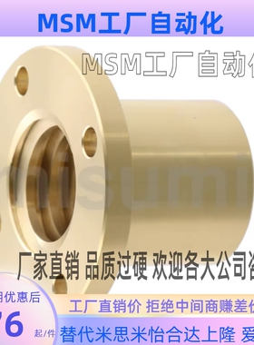 MTSPFR MTSPFL MTSPNR10 12 14 16 20 22 25 28 32梯形丝杆铜螺母