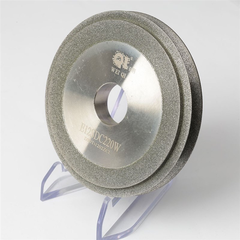 QLIDIA金刚石磨轮利优磨刀机砂轮E12SDC220W高精度砂轮片