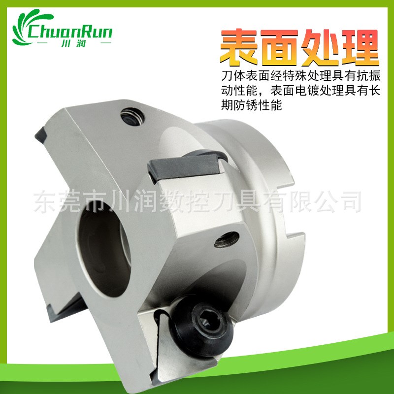 TP22 16刀盘90度刀盘TP三角刀片50 63 80 100 直角台肩面铣刀盘