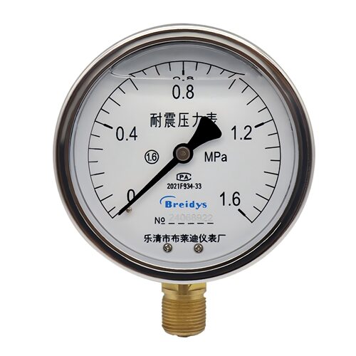 正装压力表YN100耐震压力表0-1.6MPA气压液压油压送检款包过检测