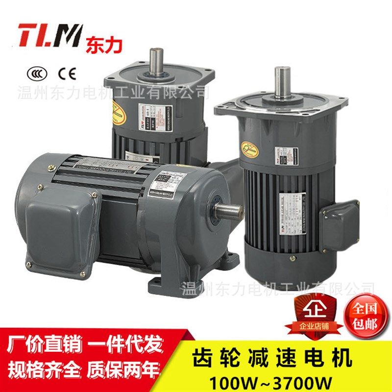 厂家东力立卧式三相小型齿轮减速调速电机PL28-750-30S3