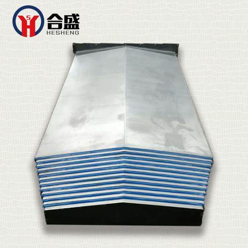 哈挺钢板防护罩设备导轨防尘罩伸缩拉筋机床护板发那科钣金护罩