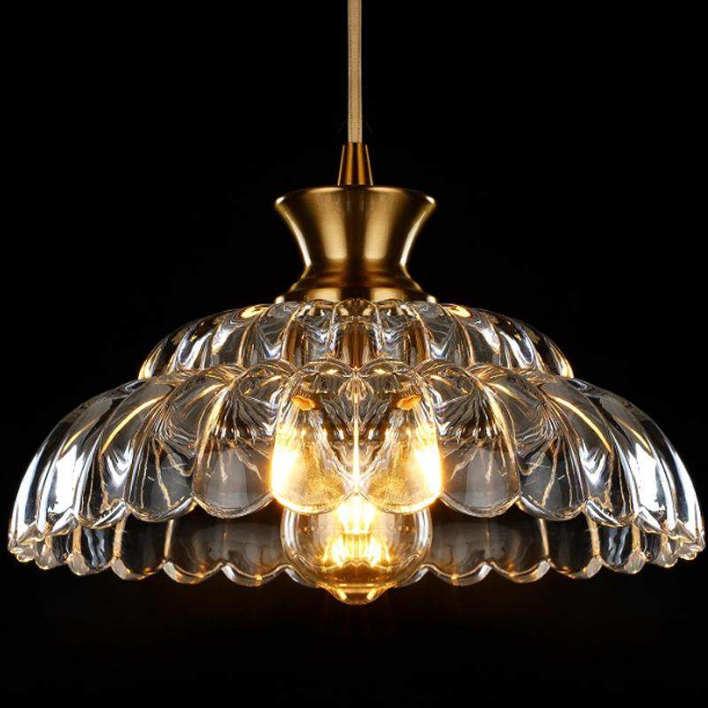复古玻璃吊灯 简约吊灯餐厅吧台工业风家用卧室单头床头小吊灯,家装灯饰光源,智能吊灯,淘宝优惠券,粉丝福利购,淘宝优惠卷