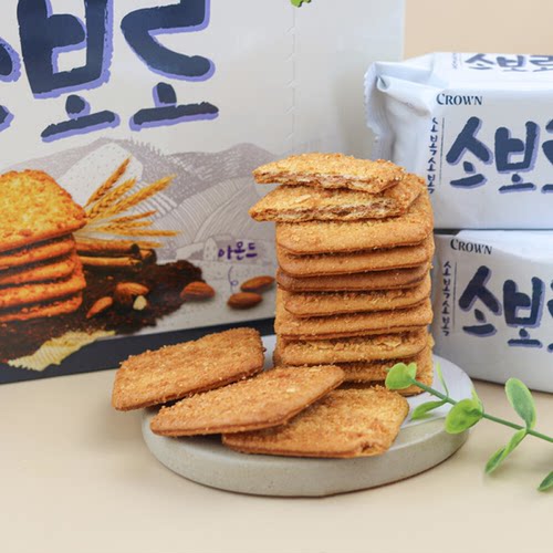 crown扁桃仁小包装下午茶饼干