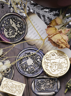 【羽墨文原创】火漆印章头欧式复古七宗罪系列DIY礼物手账封印头