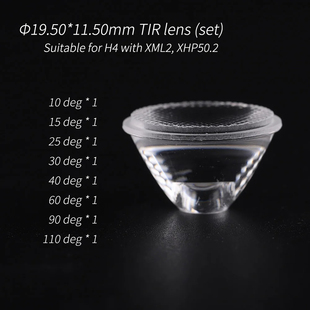 Φ19.50*11.50mm TIR镜头组，适用于H4带XML2、XHP50.2