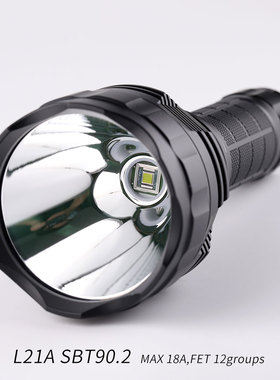 Convoy手电筒 L21A SBT90.2 SFT-90 3V20A降压恒流12组强光,21700