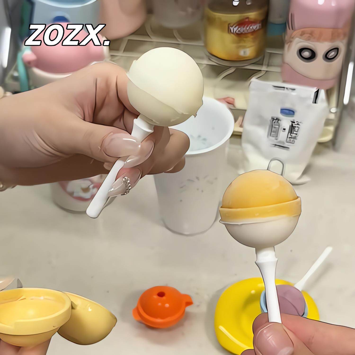 夏日!棒棒糖冰棒雪糕硅胶模具儿童自制冰块家用食品级冰淇淋