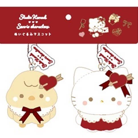 预售需补邮 slo studioHaneul联名 KITTY 库洛米毛绒挂件化妆包